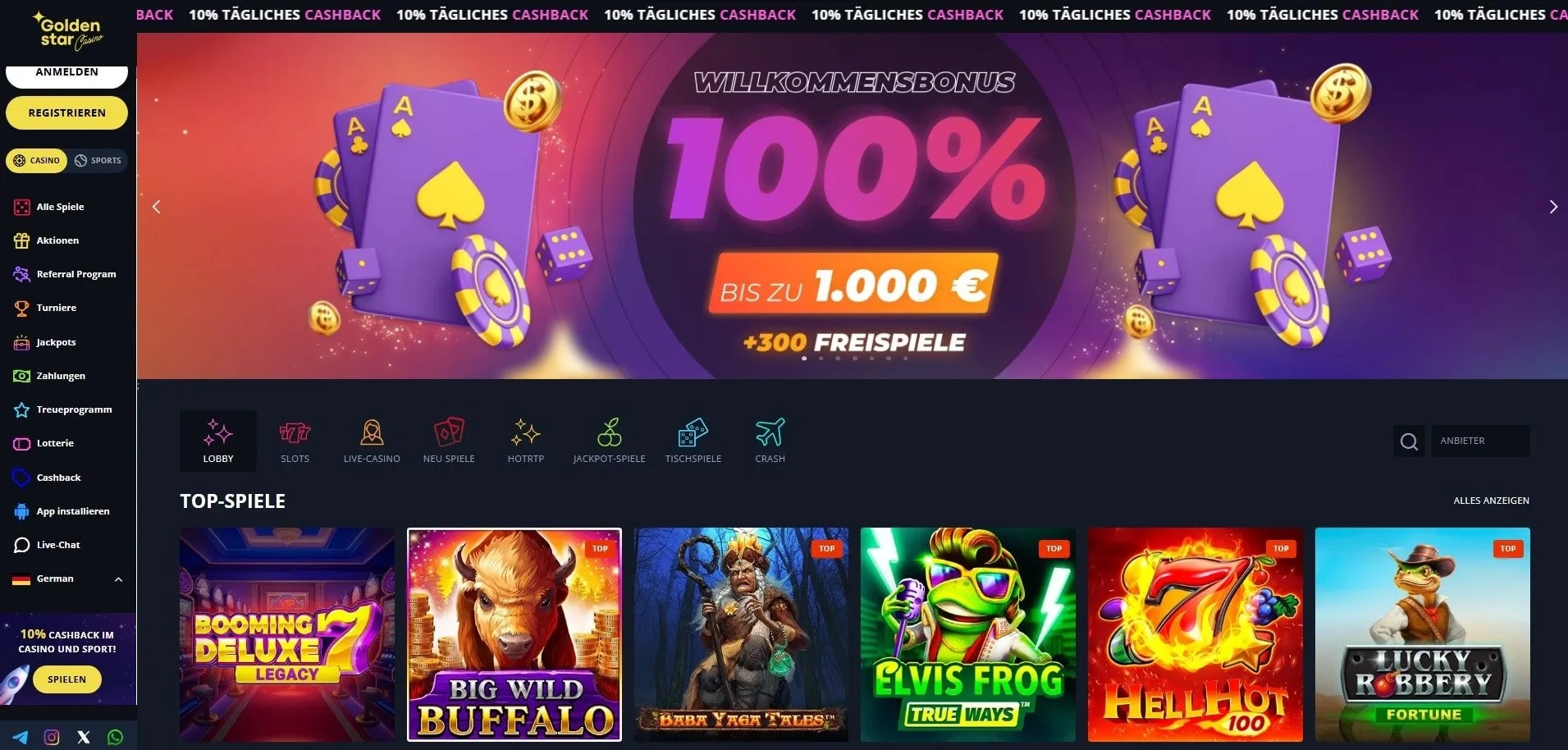 golden star casino